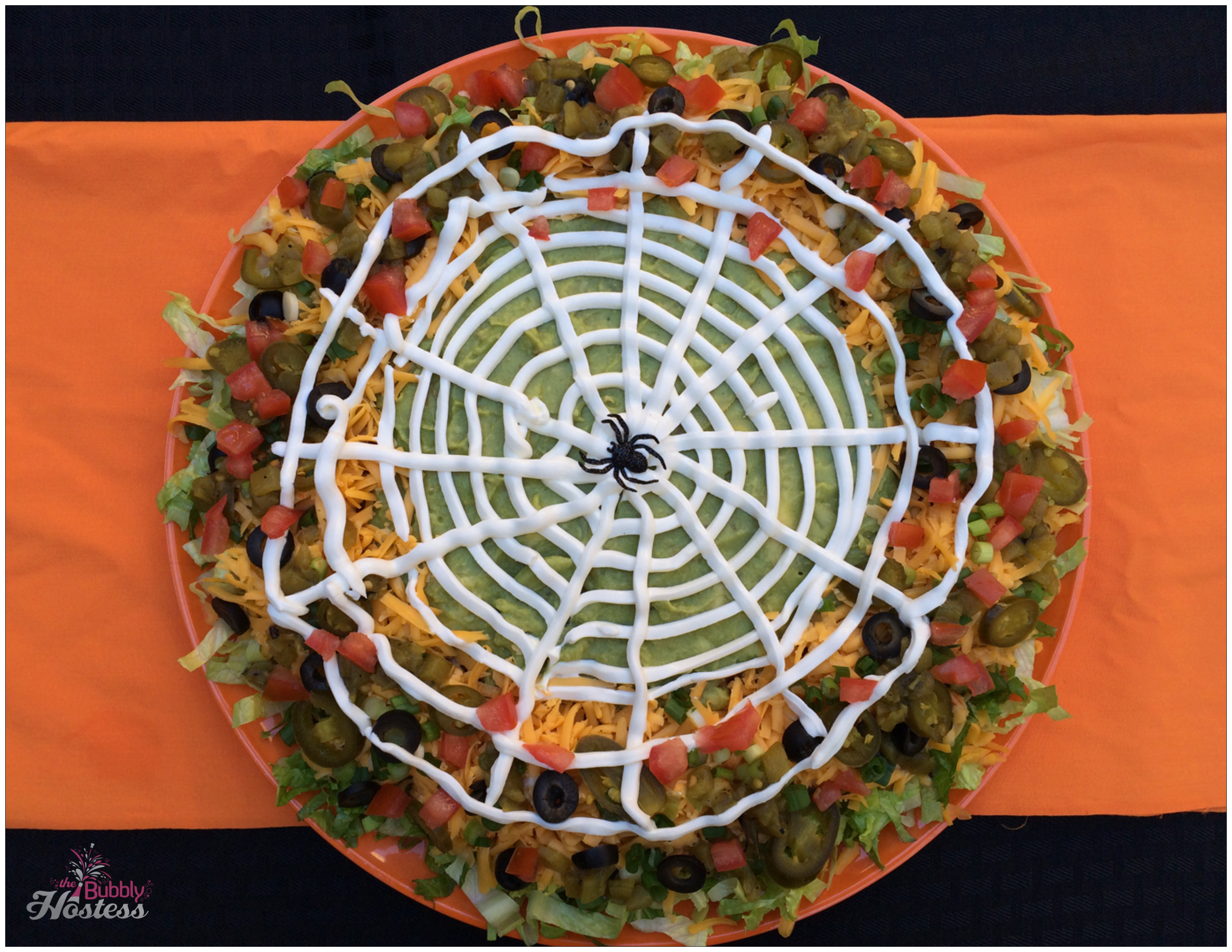 Halloween Spider Web Dip | The Bubbly Hostess