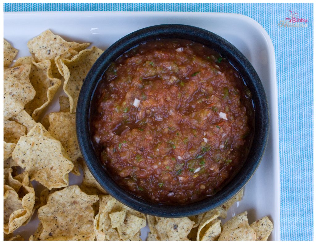 Arizona Summer Roasted Salsa The Bubbly Hostess