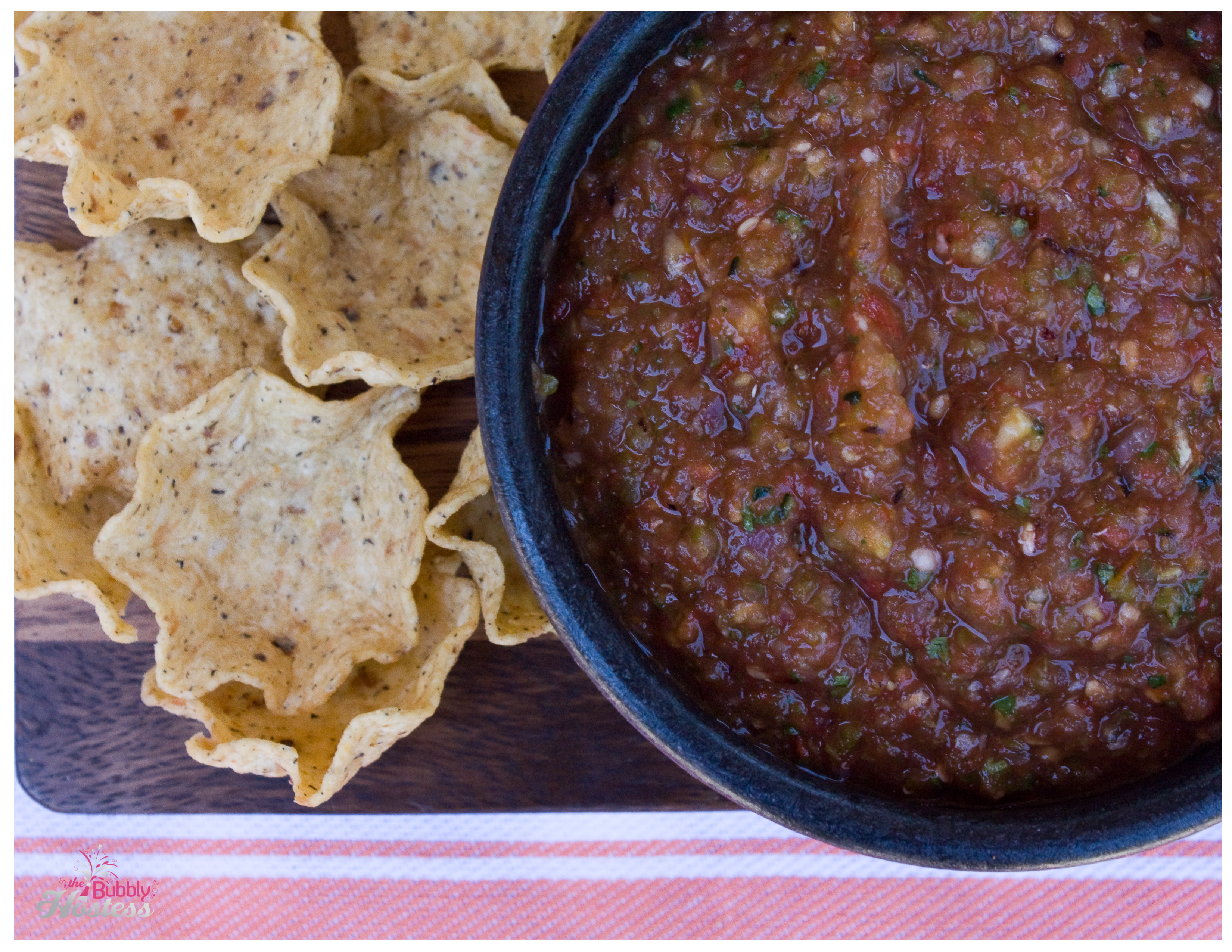 Not As Cool As A Cucumber - Roasted Salsa | The Bubbly Hostess