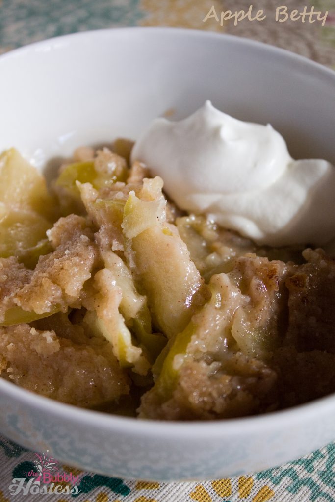 Apple Betty A Family Recipe from The Hubby The Bubbly Hostess