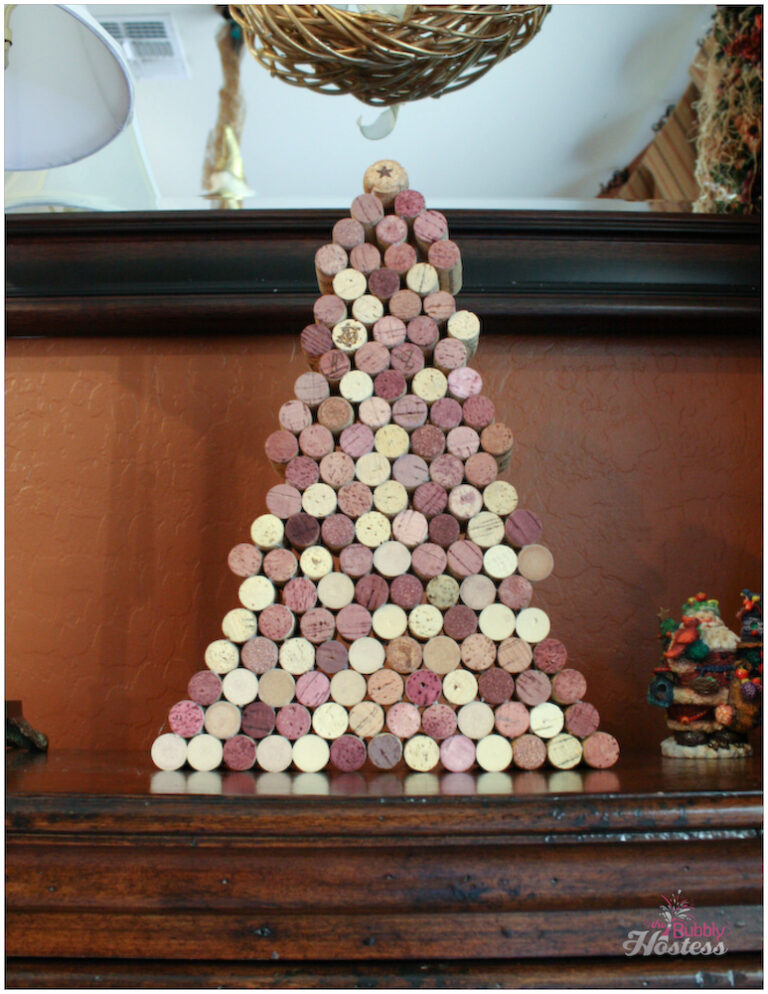 Wine Cork Christmas Tree The Bubbly Hostess